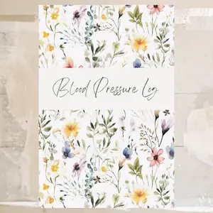Blood Pressure Log Book, Daily Blood Pressure Log, Blood Pressure Tracker, Blood Pressure Book, BP Log, Simple Daily Blood Pressure Log