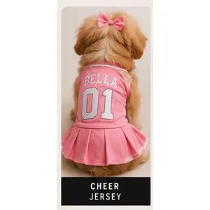Custom Pet Jersey | Personalized Dog Jersey with Name & Number