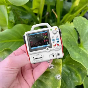 Defibrillator Badge Reel - Heart Monitor ID Holder, Funny EMT Nurse Gift, Medical Tech Name Tag Clip, ER Icu Accessories, Doctor, Nurse Gift