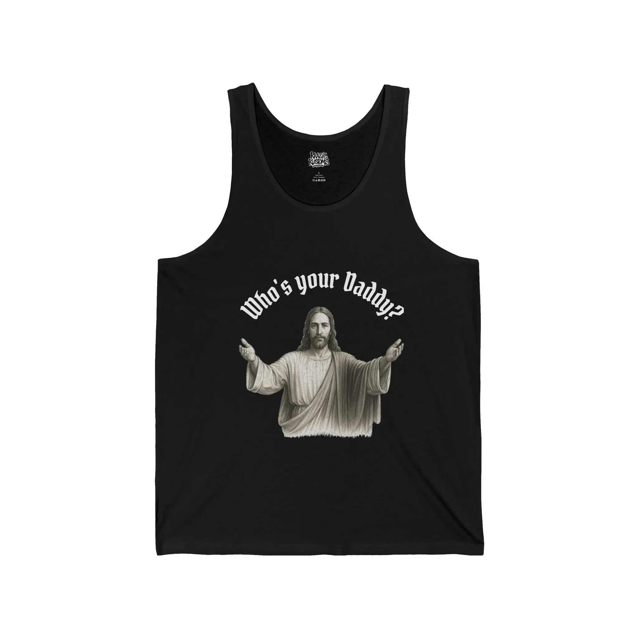 Who’s Your Daddy Shirt, Unisex Jersey Tank, Graphic Tee Tank Top, Father's Day Gift, Funny Dad Tee, Daddy Daughter Son Tank, Family