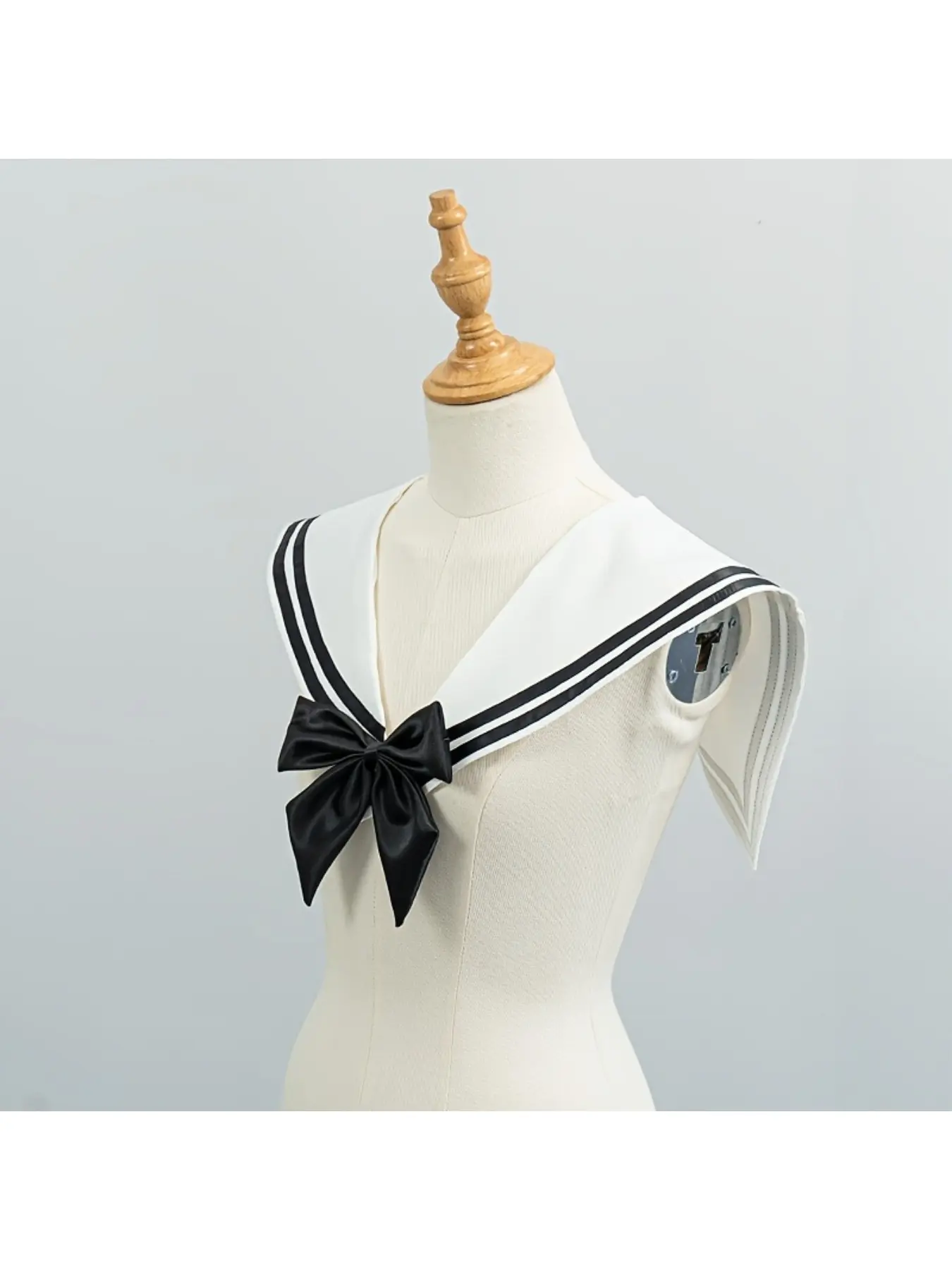 Sailor suit basic style black and white collar sailor suit bow tie collar flower Japanese school style uniform false collar uniform Bow Tie Design