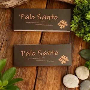 46 Stick Premium Palo Santo Holy Wood Fragrance Incense Sticks, Thick Diameter 2.8mm, Yoga Meditation Purification Home Decor Gift, Shitoku Fir