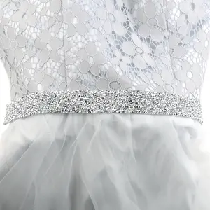 1 Yard Sewing Trim Crystal Motif Strass Hot Fix Sparkling Rhinestone Tape Applicator Ribbon With Rhinestones Iron On Appliques For Dresses