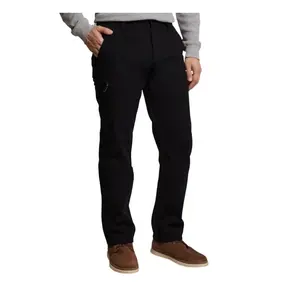 Weatherproof Vintage Men's Comfort Stretch Relaxed Fit Bonded Fleece Lined Canvas Utility Pant
