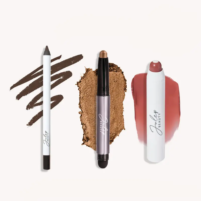 Eyeshadow, Eyeliner & Lips - Office-to-Dinner Kit