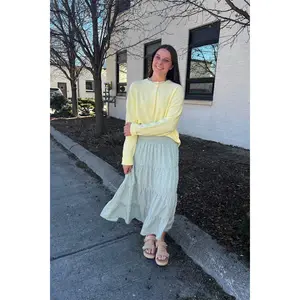 Bunny Kisses Smocked Skirt - Sage