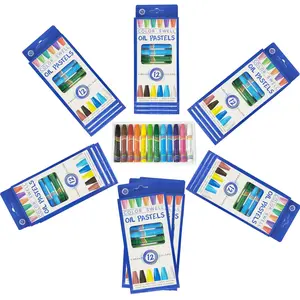 Color Swell Bulk Oil Pastels 36 Packs 432 Pastels Total with Round Tips Ideal for Classrooms Teachers and Students Preschool Toy Excellent Gifts for Birthday Halloween Christmas