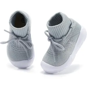 KF5-SK046    Baby Sock Shoes Toddler Sneakers Infant Tennis Slip On Walking Shoes Boys & Girls Non-Slip Slippers