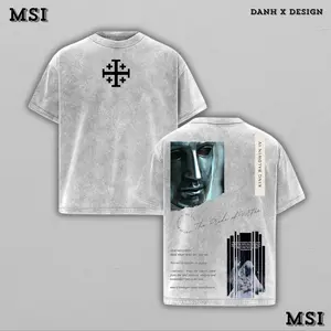 Baldwin IV | Historical Warrior Washed Tee Hoodie Sweater Double Printed “Crown of Sands” — For Heritage Fans, For Gift Drops That Stand With Honor