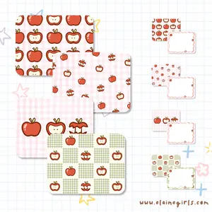 Apple Dream Collection Notecard Sets, Everyday Notecard Sets, Includes Kraft Envelope