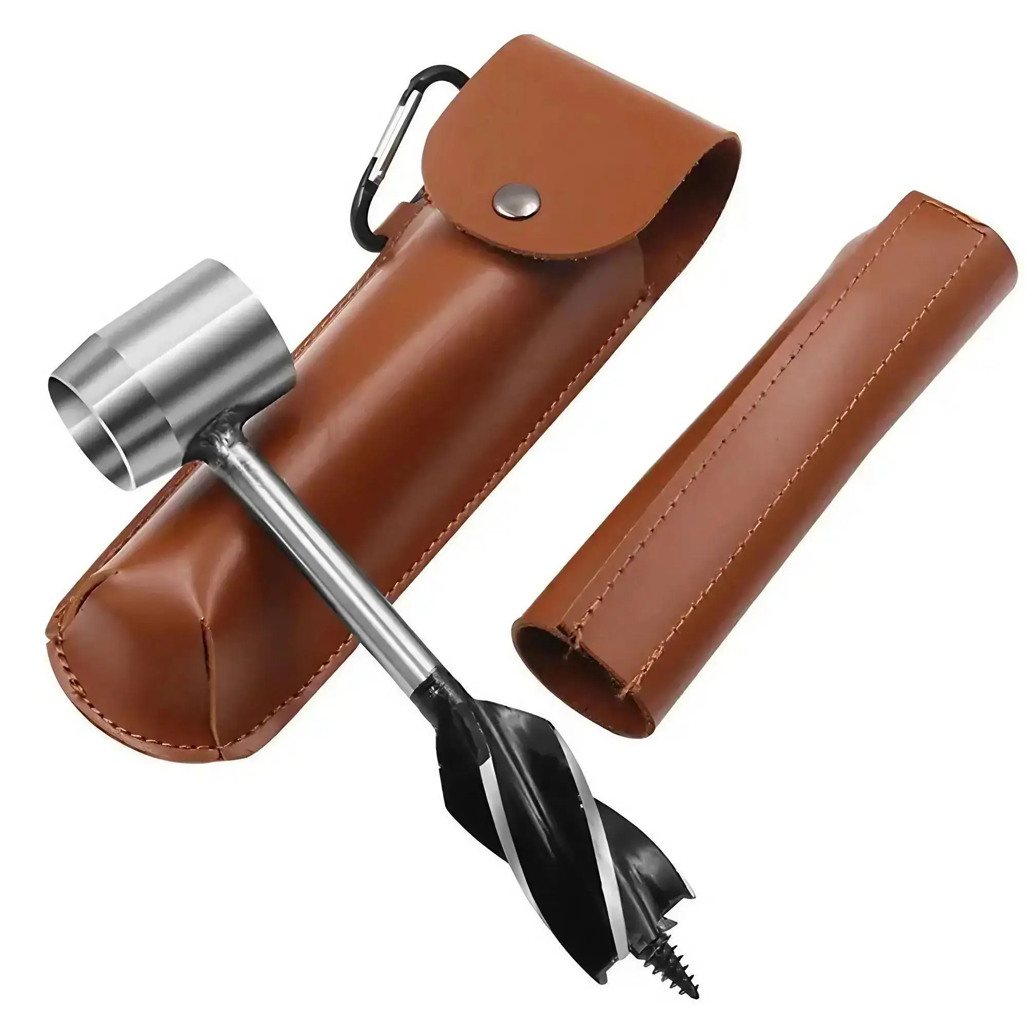 Outdoor Survival Hand Drill, Multifunctional Survival Equipment Tool, Outdoor Survival Hand Drill for Outdoor Sports, Jungle Adventure and Camping Acc