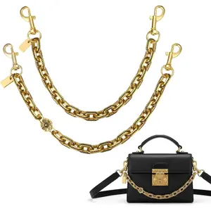 2 count  Purse Chain Extender, Bag Charm Chains for Handbag,    Bag Strap Wallet Chain Strap, Bag Accessories Punk Pants Link Chain for Women