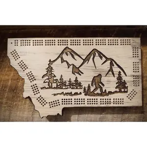 Cribbage Board- Sasquatch