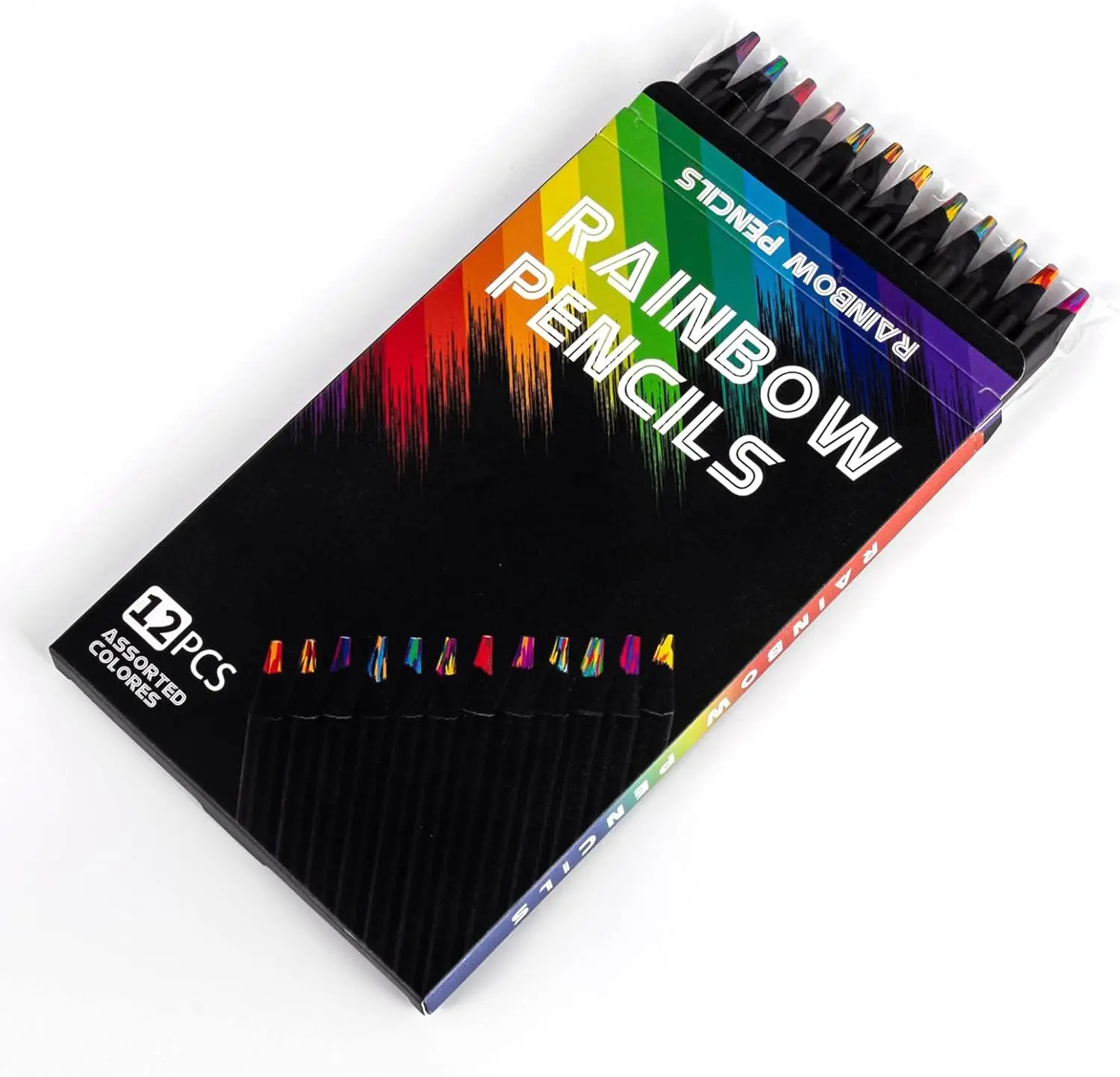 Art Supplies Kids Stocking Stuffers Teens,12 Rainbow Colored Pencils,Tween Teen Girl Gift Trendy Stuff 9-12,Arts Crafts Girl 8-12,Age 4 5 6 7 9 10 11 Year Old Girls Gifts Birthday Boys Cute Fun Cool