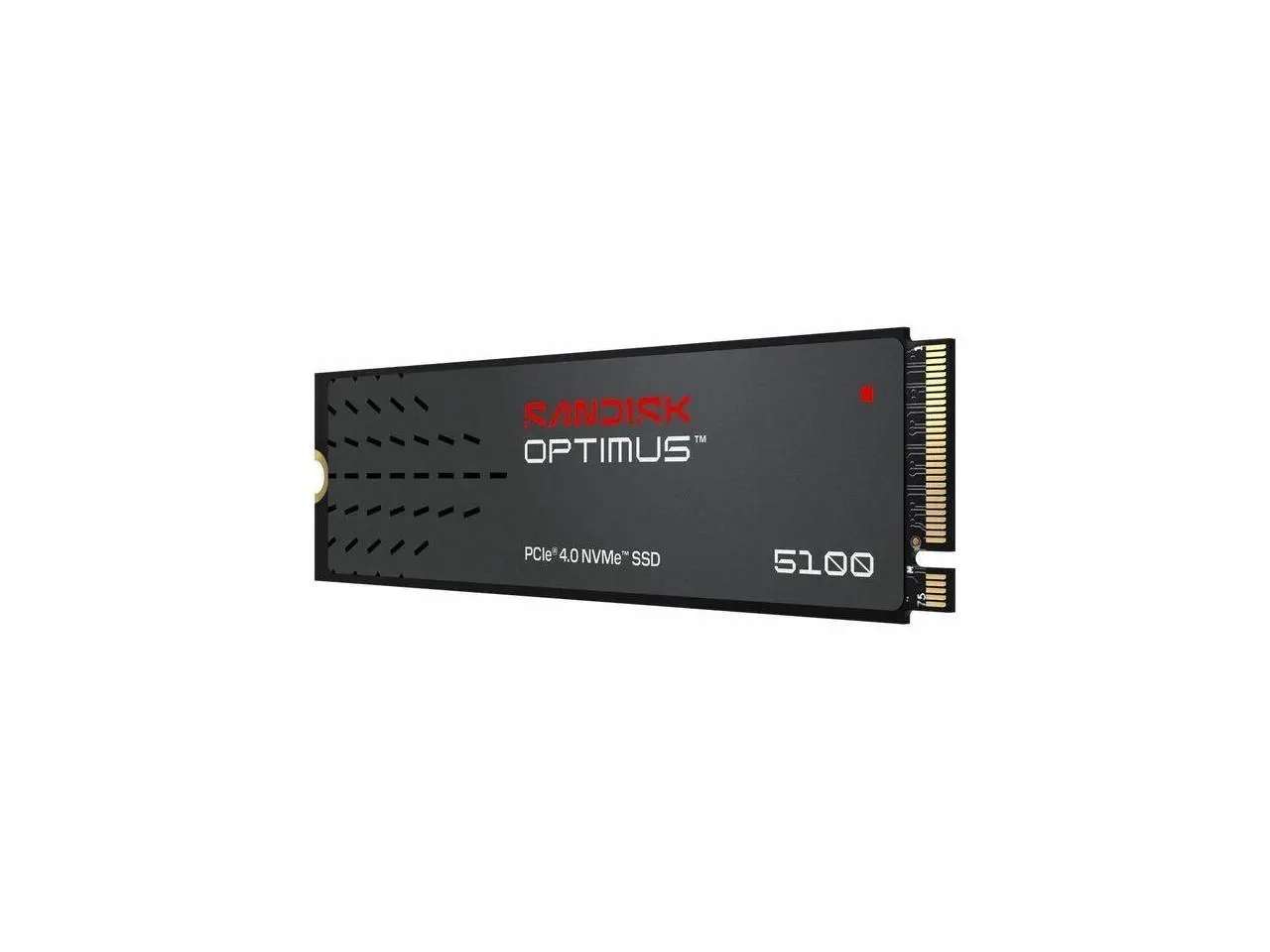 SanDisk Optimus 5100 M.2 2280 500GB PCI-Express 4.0 x4 QLC 3D CBA NAND Internal Solid State Drive (SSD) SDSP51500GAN-000E0