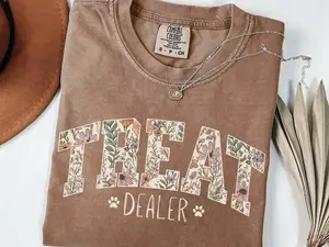 Comfort Colors Funny Dog Lover Shirt, Treat Dealer T-shirt, Dog Mom Gift, Dog Shirts, Gift for Dog Lover, Dog Person Tee, Funny Dog Tshirts