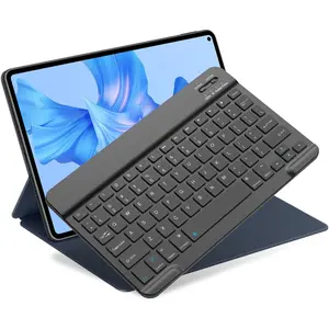 TRAIL RECKONING Bluetooth Keyboard for iPad 10th Generation, iPad Pro 13/12/11/10/9/8/7 inch, iPad Air 13/11th Gen, iPad mini, Samsung Xiaomi Tablets, etc.- Slim Wireless Portable Travel Office Computer Accessories Aluminium Chocolate Rechargeable