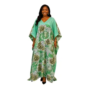 CRZ Elegant Ankara and Dry Lace Bubu Gown