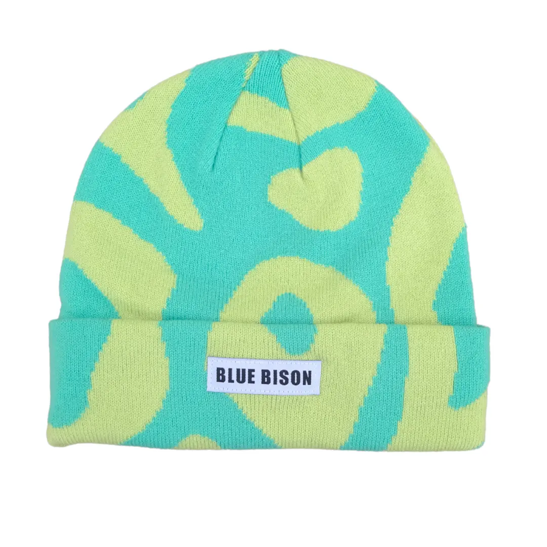 Lava Lamp Beanie, Green Machine