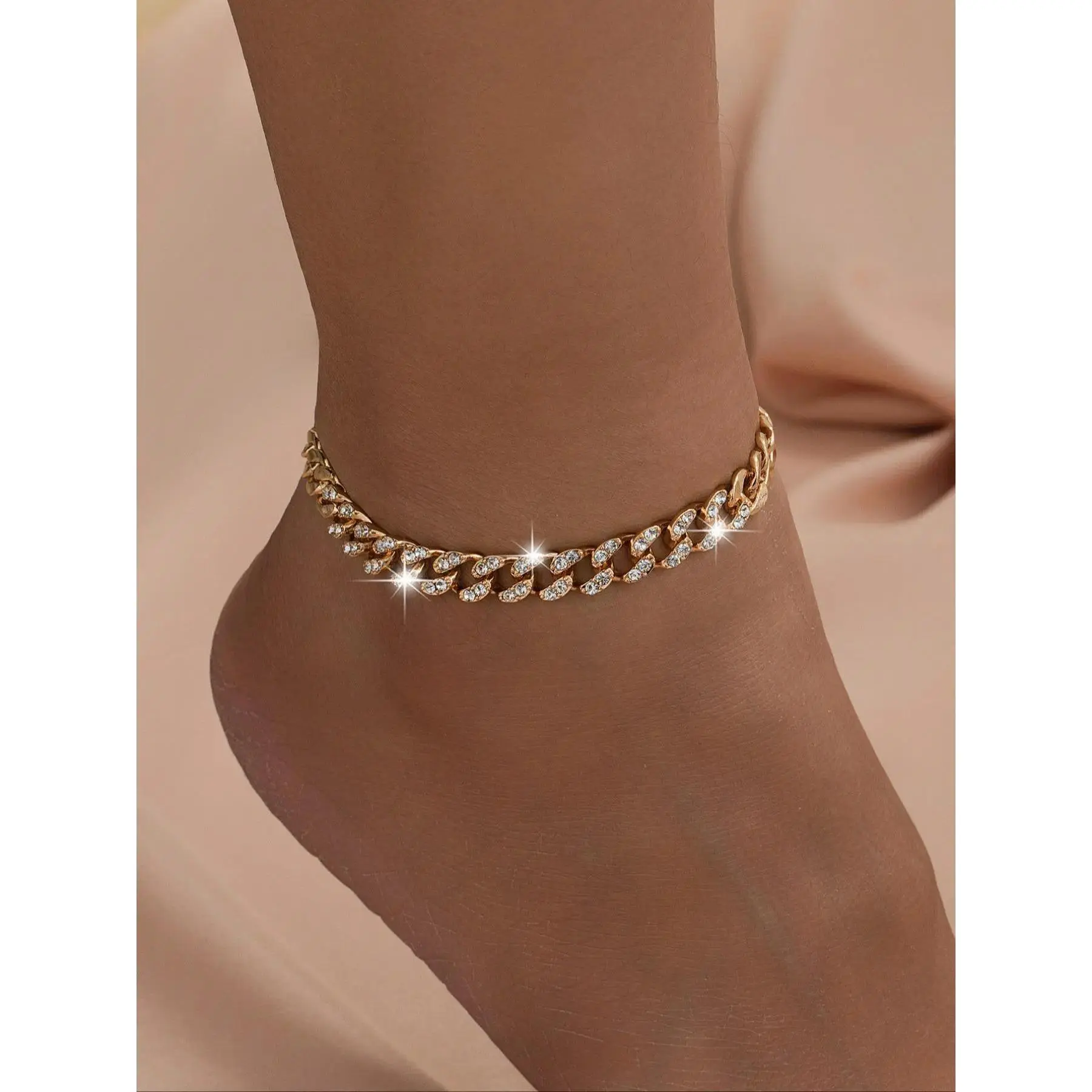 Women's Elegant Crafted Silver Aluminium Alloy Anklet - Accessories for Women, Trendy Versatile Exquisite Jewelry, Perfect Birthday Gift, Anklets For Women