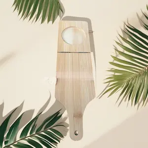 SongTai Wooden Banana Tortilla Press, traditional wooden design, perfect for Latin American kitchens
