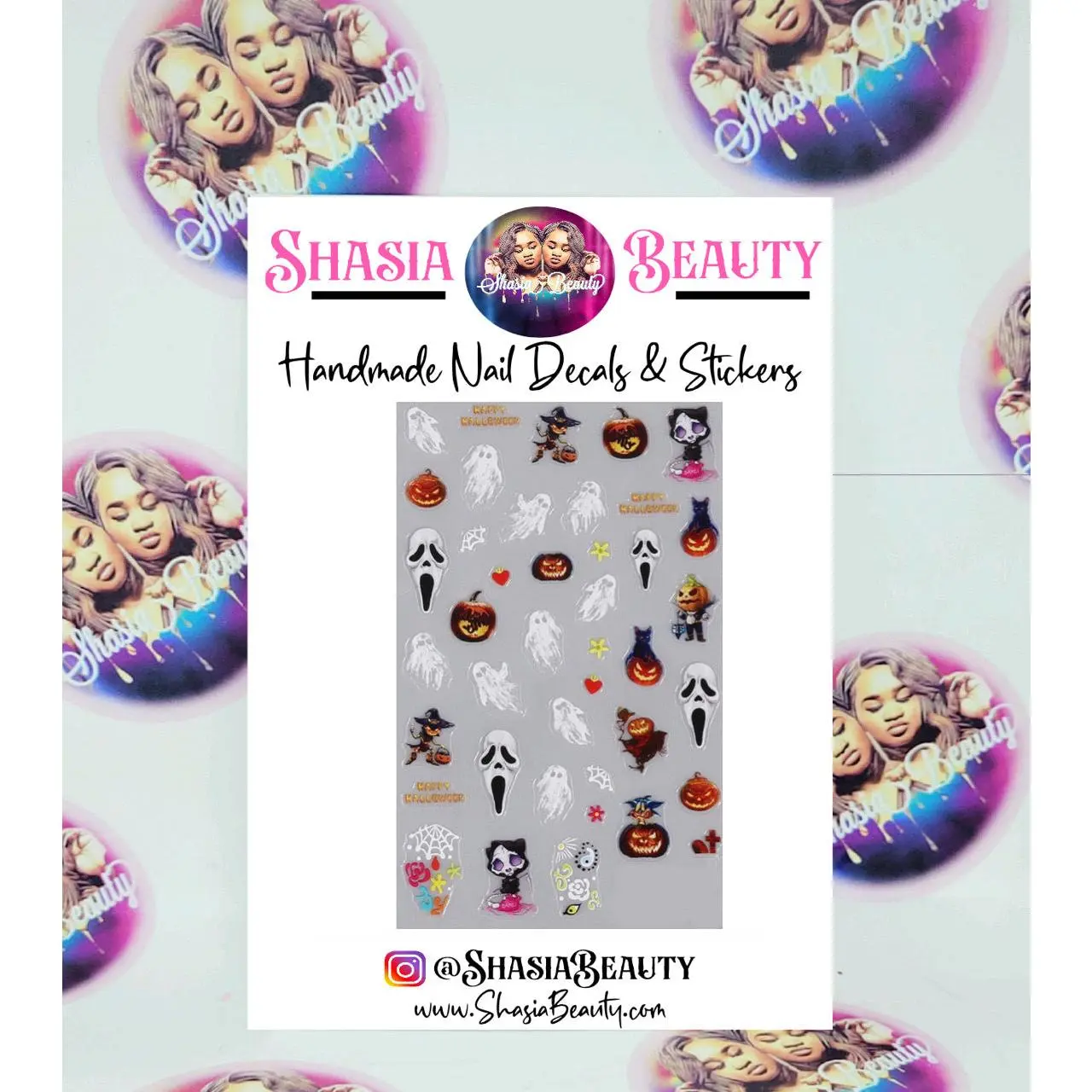 Scream for Halloween  Nail Stickers