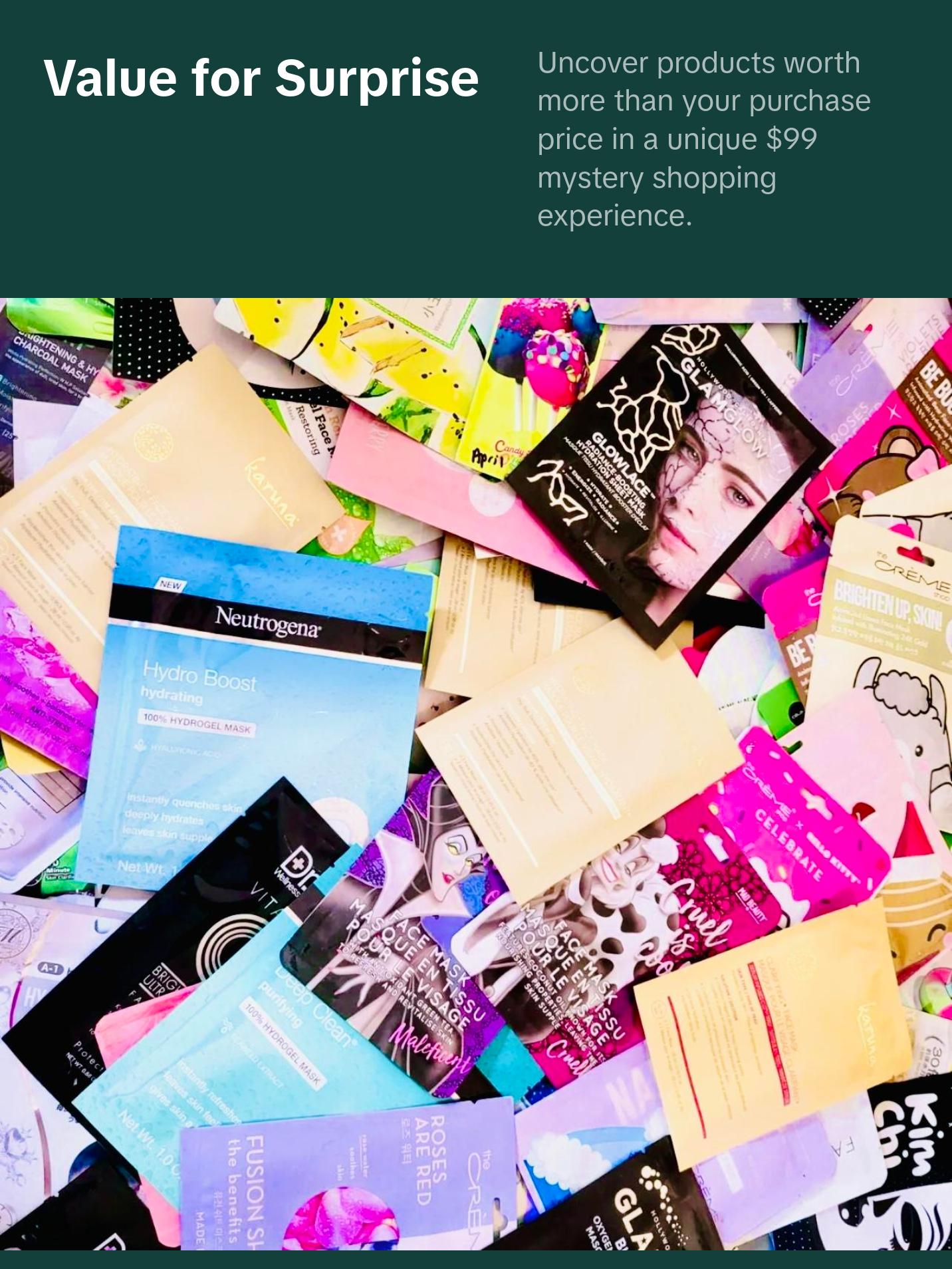 $99 Hot Girl Summer Mystery Box,The Thrill Of Designer Beauty, Luxury Skincare, Fine Jewelry, Home Decor & More Makeup Cosmetic