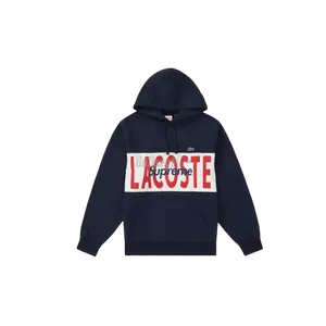 Supreme x Lacoste Navy Hoodie