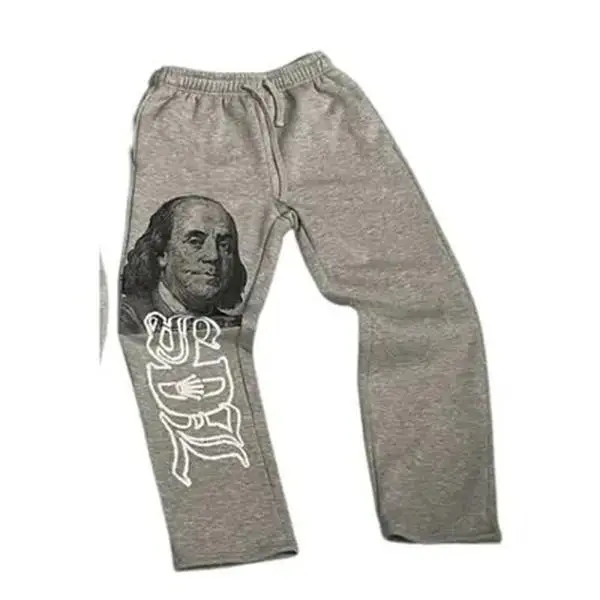 Men's S-DL Sweatpants Gray, Streetwear Hip Hop Pants, Trendy For Outdoor Wear Daily Wear, Designer Clothing, Gift for him, Gift for her, Birthday's gift