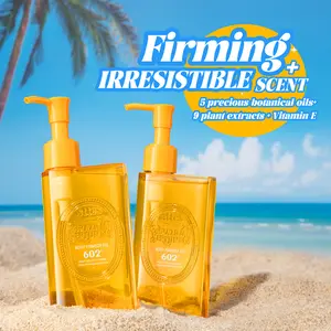 Sttes Body Firmeza Oil，602 perfume fragrance，Dry Skin Bath Massage Moisturizing Oil containing Jojoba Seed Oil and Olive Oil, 5.07 fl oz pump bottle.  Caramel firming mild vegetable oil