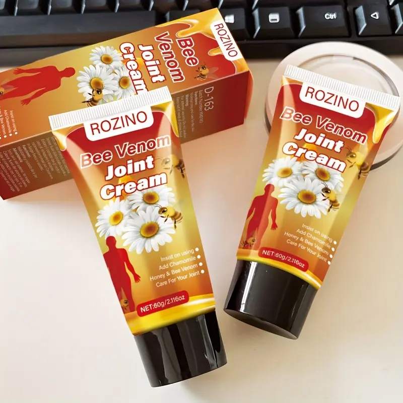 ROZINO Bee Venom & Chamomile Joint Care Cream - Natural Pain