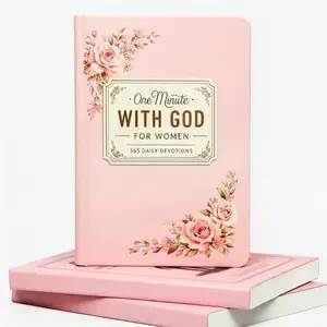 One Minute with God for WoMen, 365 Days Devotional Journal, Portable Daily Reflections NoteBook, Perfect Gift for Holidays Birthdays Christmas New Year, Self Improvement Journal