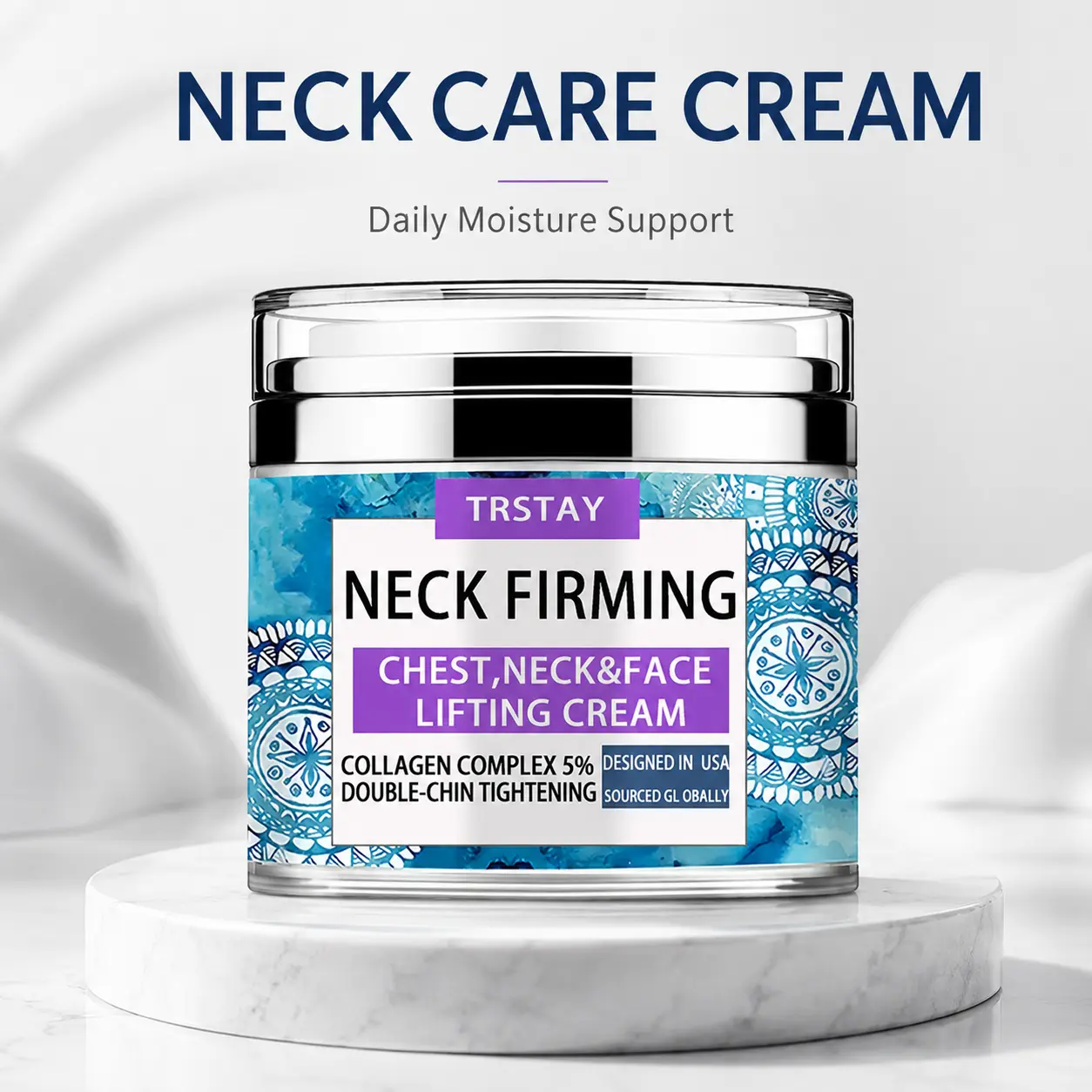 Neck & Décolleté Moisturizer | Targeted care for dry skin on the neck and décolleté | Revitalizes and adds radiance to the neck and décolleté