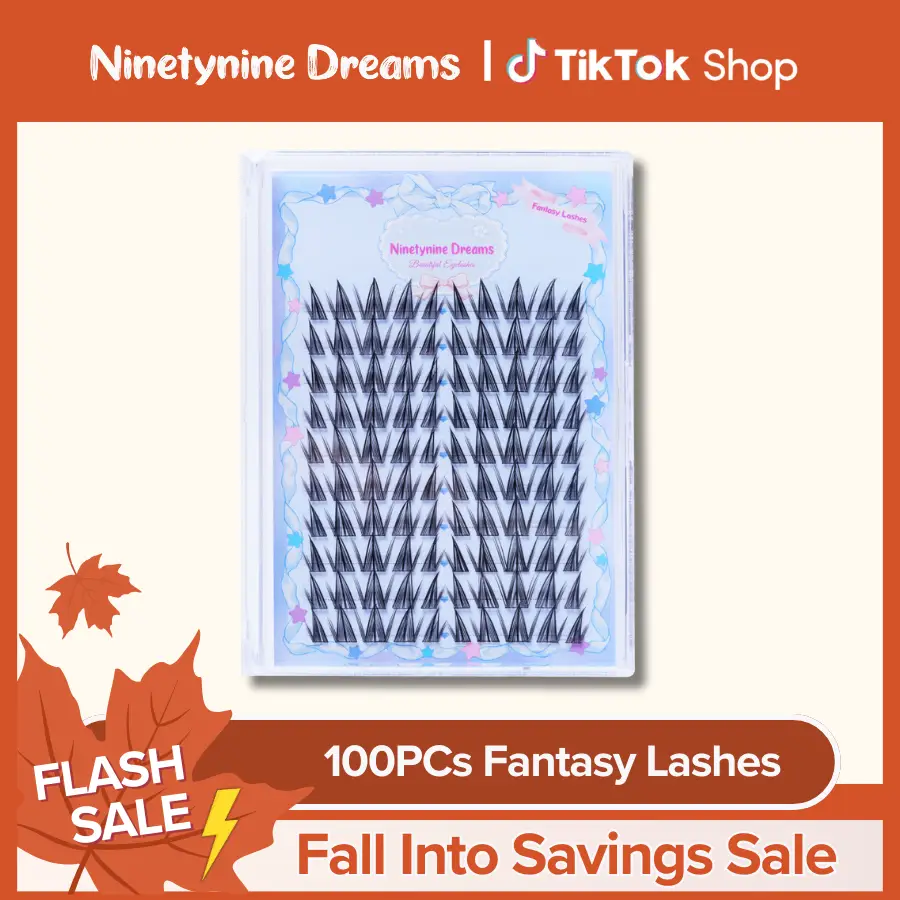 Ninetynine Dreams 100PCs Fantasy Lashes Manhua Anime False Eyelashes