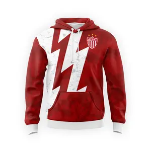 Sudadera Necaxa Concepto Rayo Hoodie Shirt, Adult Hoodies for Football Fan, Menswear and Womenswear, Sport Apparel