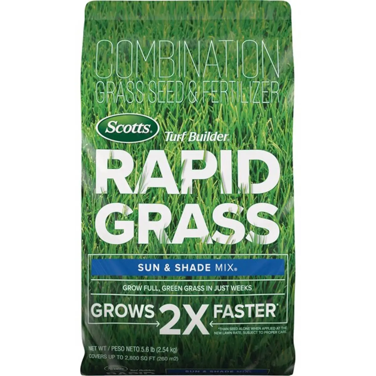 Scotts Lawns 272373 5.6 lbs Turf Builder Rapid Grass Seed