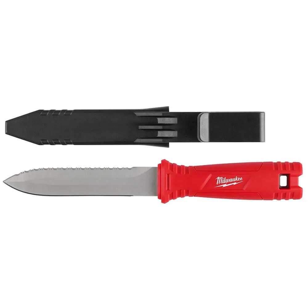 Duct Knife with 5.5 in. Blade and Sheath