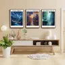 Diamond Art Kits for Adults Glass King City Diamond Painting for Beginner DIY Round 5D Full DrillDiamond Dots Crafts for Home Wall Decor Gifts,back to school