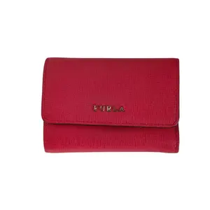 Pre-owned FURLA Calfskin Small Leather Goods Babylon S Leather Compact Wallet