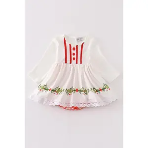 White christmas wreath girl bubble Ornaments Decor