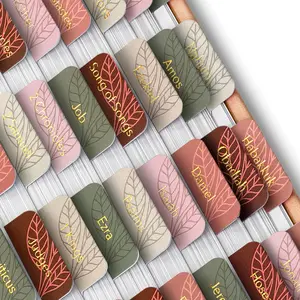 Mr. Pen- Bible Tabs, 75 Tabs, Autumnal Earth, Gold Foil Embossed Lettering, Laminated Bible Tabs for Women and Men, Bible Tabs for Study Bible Index Tabs, Bible Book Tabs, Bible Labels Tabs