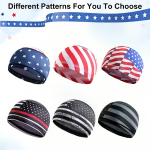 Unisex US 250th Anniversary Patriotic Cooling Skull Cap Helmet Liner (2Pcs/3Pcs), Sweat-Wicking Breathable Beanie for Cycling, Motorcycle, Outdoor Sports | PatrioticTok CyclingTok OutdoorTok