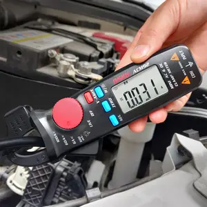 DC Current Clamp Meter 6000 Counts Auto-Ranging Digital Ammeter Amp Ohm Hz Live Check V-Alert  Tester with  Clip