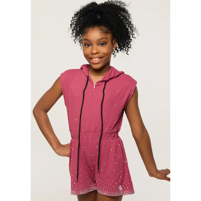 Soft Cherry Starlet Romper