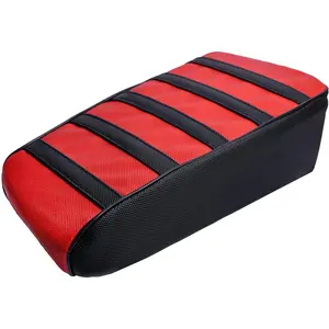 JMCHstore Red Ribbed Gripper Soft Seat Cover for Coleman CT100U mini Bike, 98cc ct100 100cc Motor ct100 3.0HP Mini Bike Trail Powersports Parts