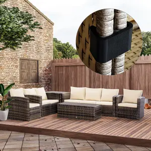 Furniture Clips, Outdoor Sectional Couch Connectors, Wicker Furniture/Chair Clamps for a Module Patio Sofa, Set of 10 outdoorfun