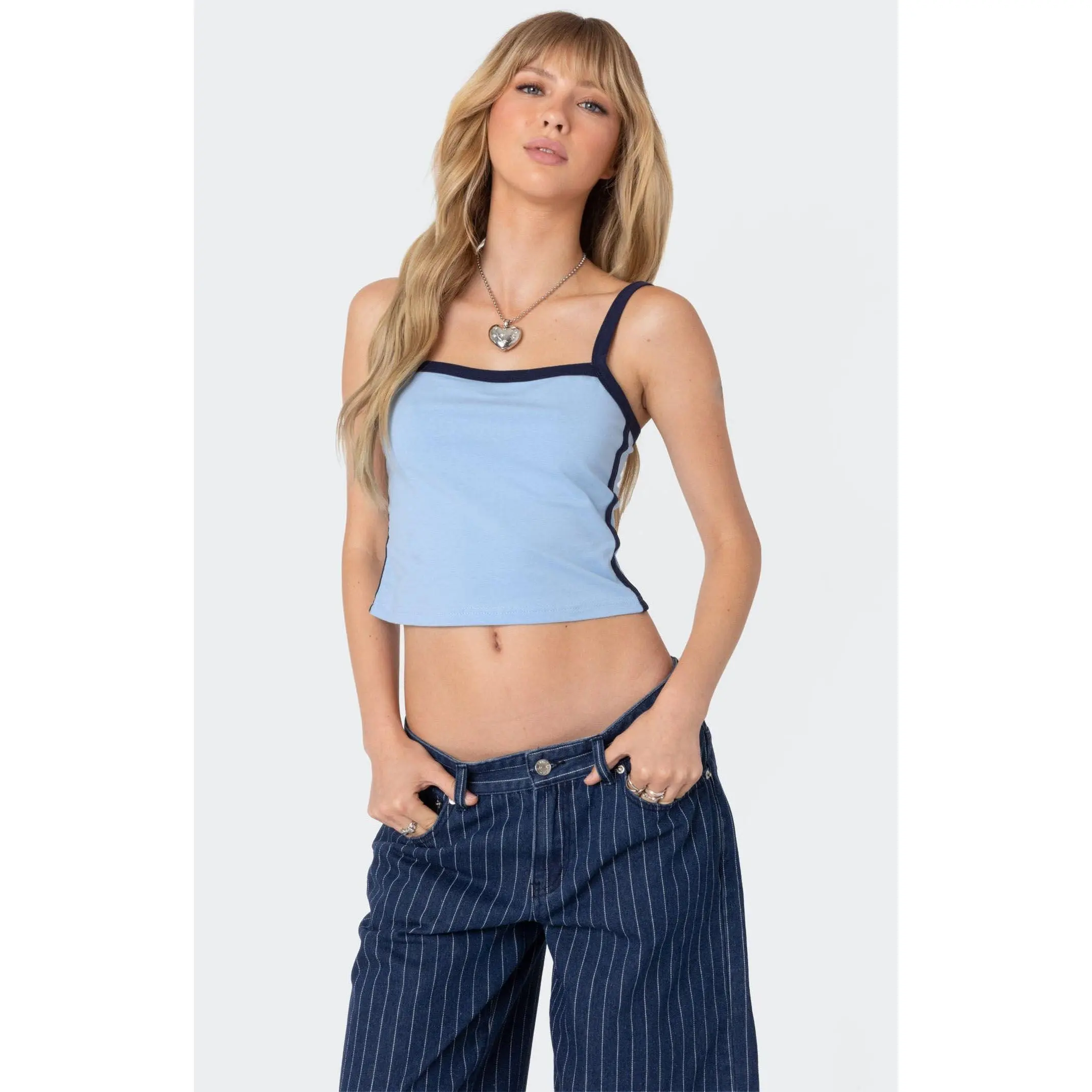 Edikted Women's Francesca Contrast Tank Top
