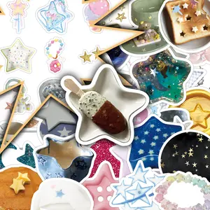 100pcs Star Stickers Set (2 Repeating Designs) - Edgy Graffiti Decals for Urban DIY Style