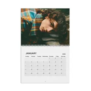 Timothee Chalamet 2026 Calendar | Photo Wall Calendar 2026 | Chalamet Fan Gift | Gift For Daughter | Secret Santa| Christmas Gift Exchange