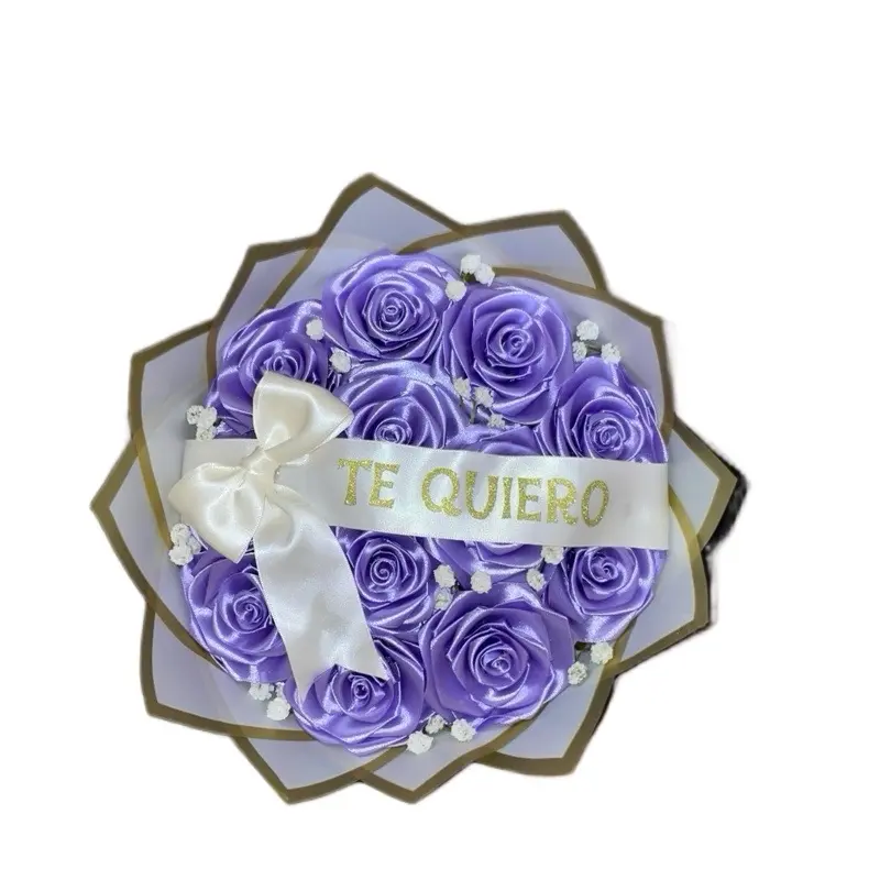 12 Count Eternal Bouquet perfect for any occasion as a gift rose flower mother day rosy perfect gift Satin Decor Decorative Fruit Plants